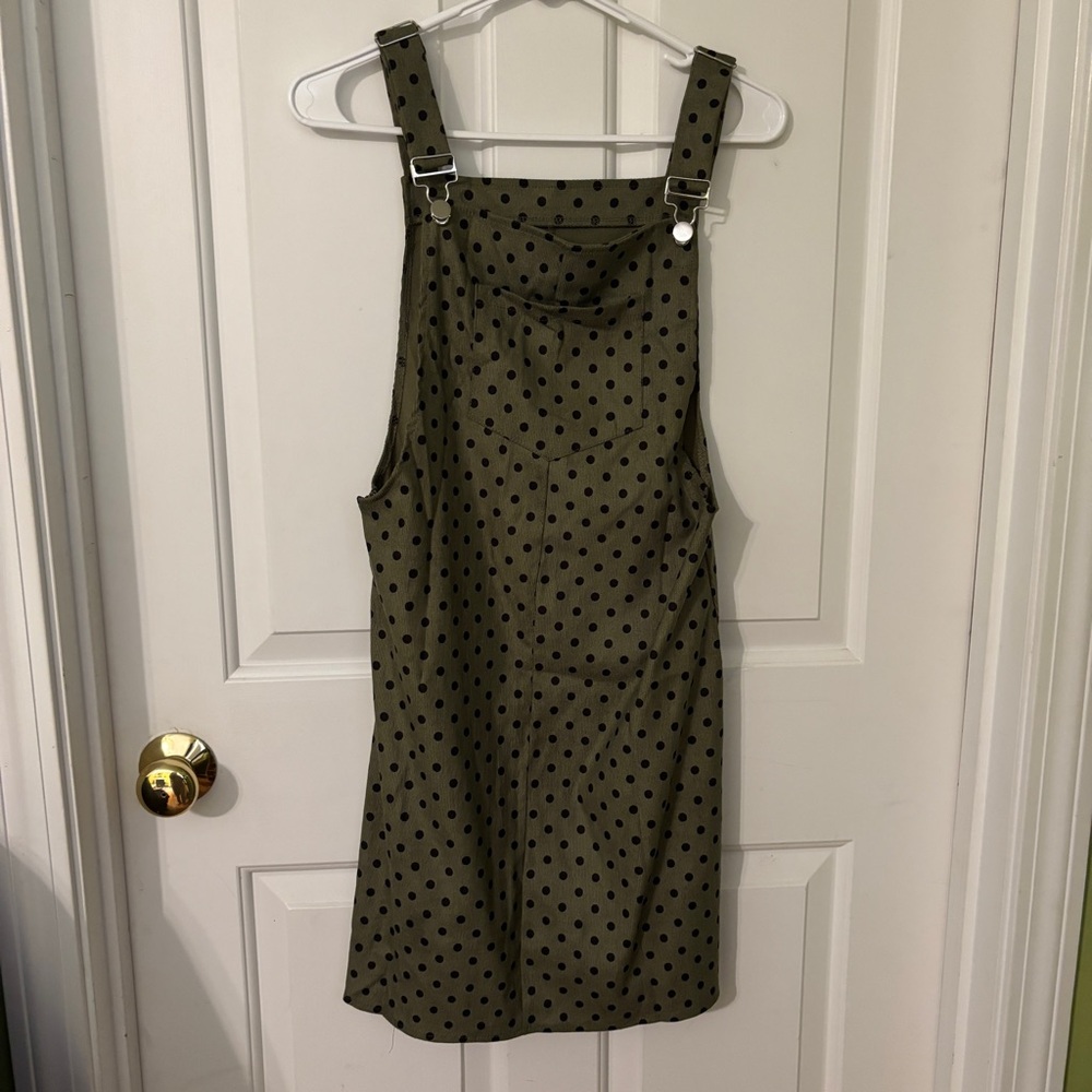 Olive Green Polka Dot Jumper